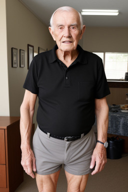 Australian elderly male with  black hair