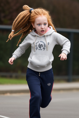 British infant girl with  ginger hair