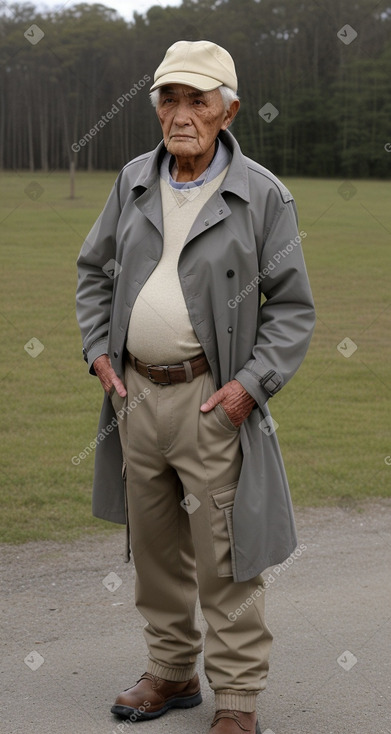 Bolivian elderly male with  gray hair