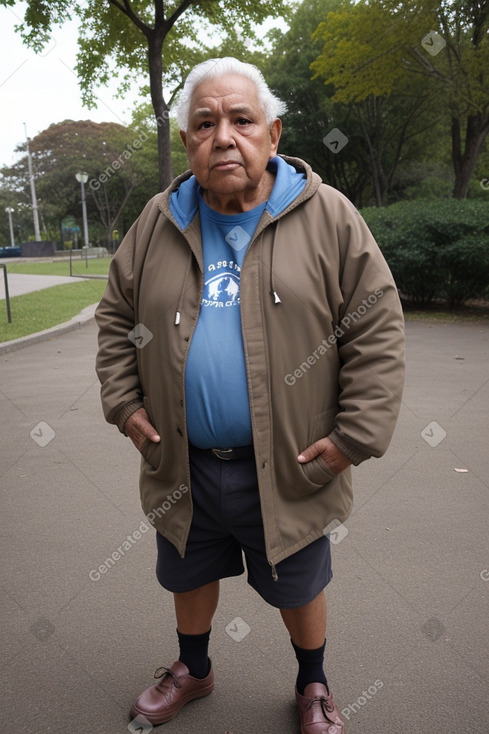 Honduran elderly male with  brown hair