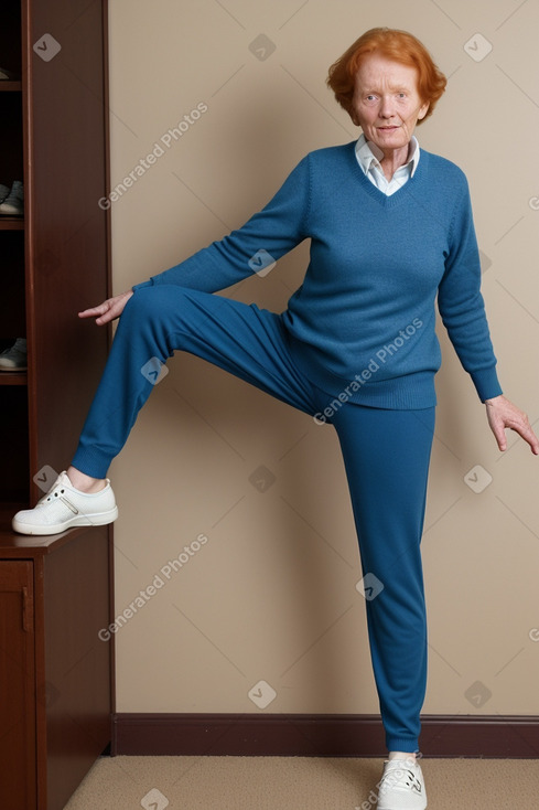 South african elderly female with  ginger hair