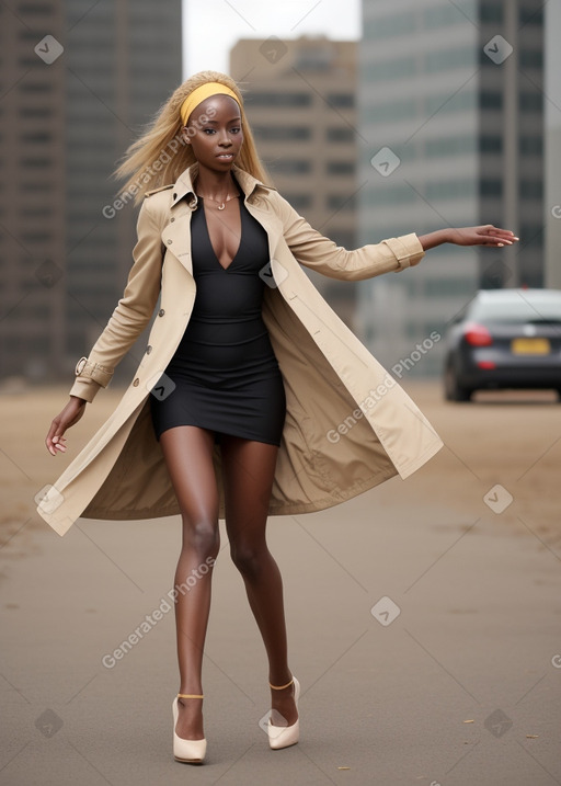 Senegalese adult female with  blonde hair