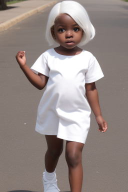 Nigerian infant girl with  white hair