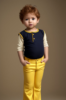 Bolivian infant boy with  ginger hair