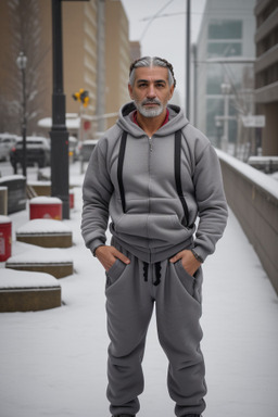 Macedonian middle-aged male with  gray hair