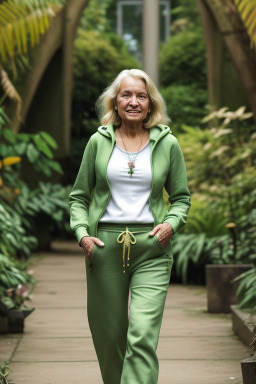 Brazilian elderly female with  blonde hair