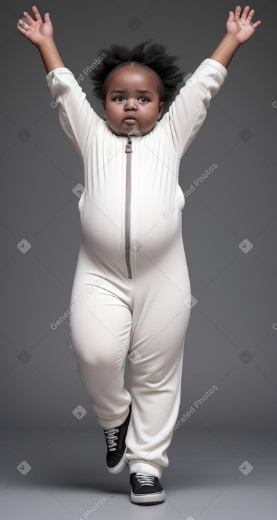 Malian infant girl with  white hair