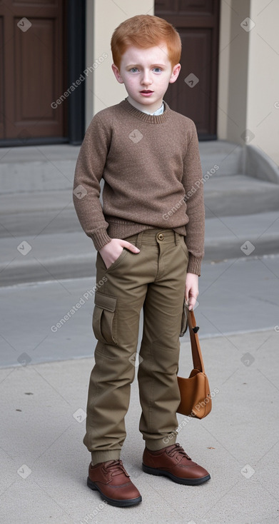 Armenian child boy with  ginger hair