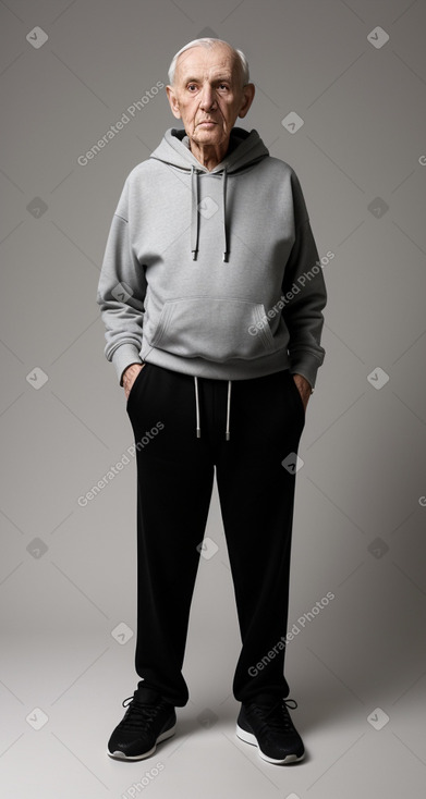 Polish elderly male with  black hair