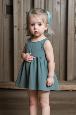 Irish infant girl with  gray hair