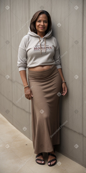 Panamanian middle-aged female with  brown hair