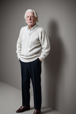 Swedish elderly male with  white hair