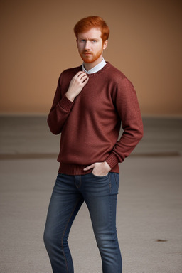 Qatari adult male with  ginger hair