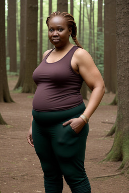 Kenyan middle-aged female with  ginger hair