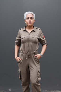 Venezuelan adult non-binary with  gray hair