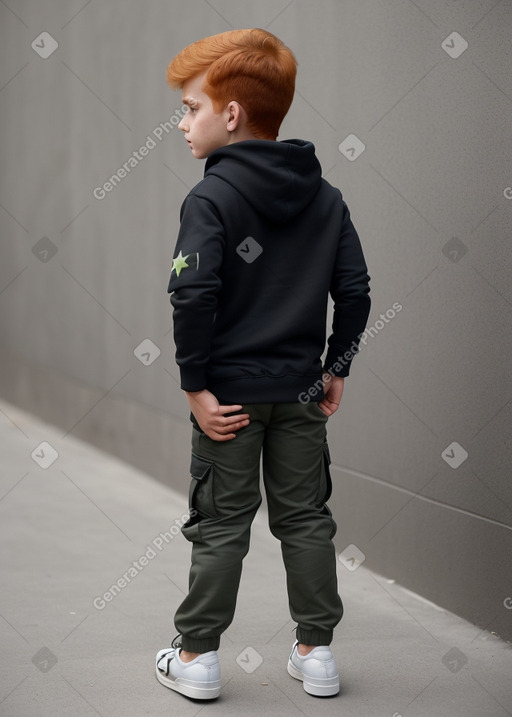 Pakistani child boy with  ginger hair