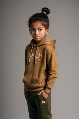 Nepalese child boy with  ginger hair