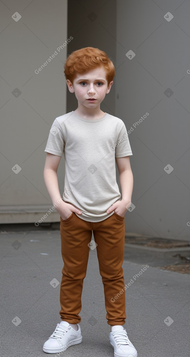 Iranian child boy with  ginger hair