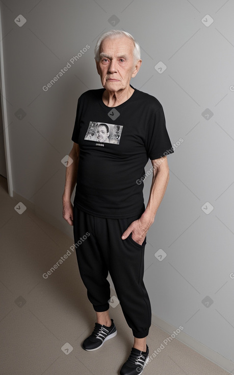 Danish elderly male with  black hair