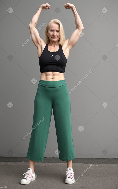 Lithuanian 45 years female with  blonde hair