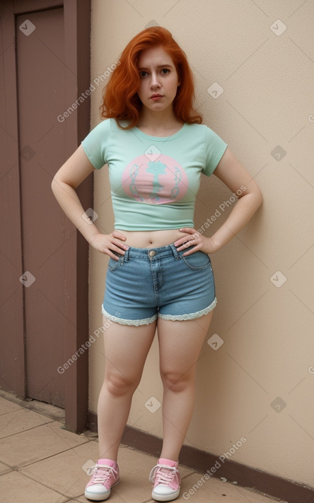 Paraguayan adult female with  ginger hair