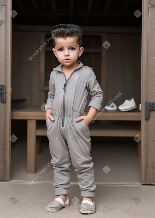 Moroccan infant boy with  gray hair