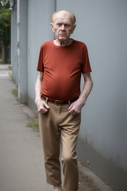 Belarusian elderly male with  ginger hair