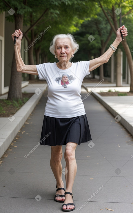 Caucasian elderly female 