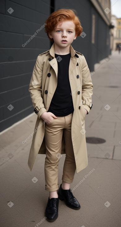 Hungarian child boy with  ginger hair