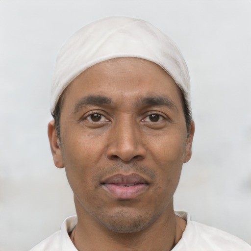 Neutral white young-adult male with short  black hair and brown eyes