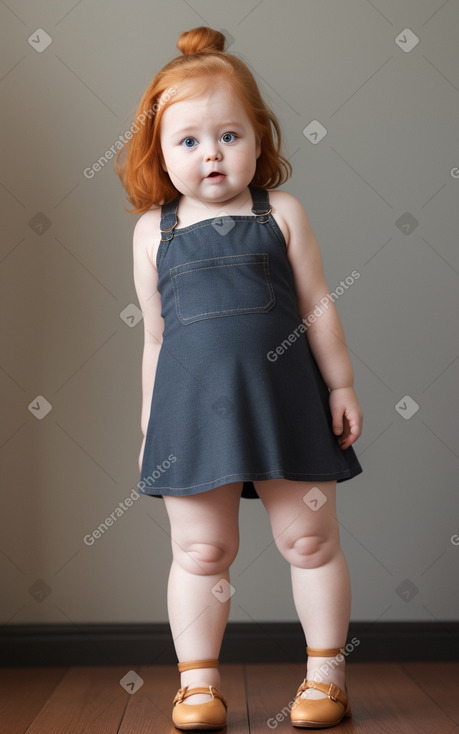 Australian infant girl with  ginger hair