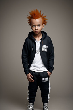 Ethiopian child boy with  ginger hair