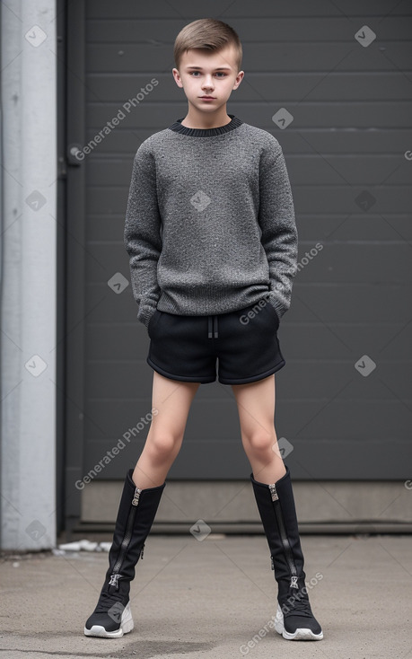 Belarusian teenager boy 