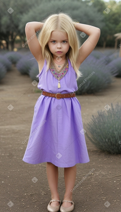 South african child female with  blonde hair