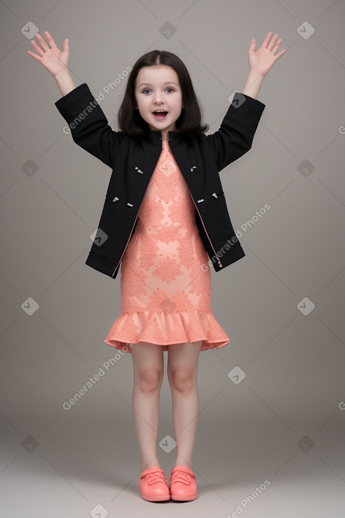 Ukrainian infant girl with  black hair