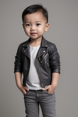 Singaporean infant boy with  gray hair