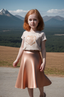 Danish infant girl with  ginger hair