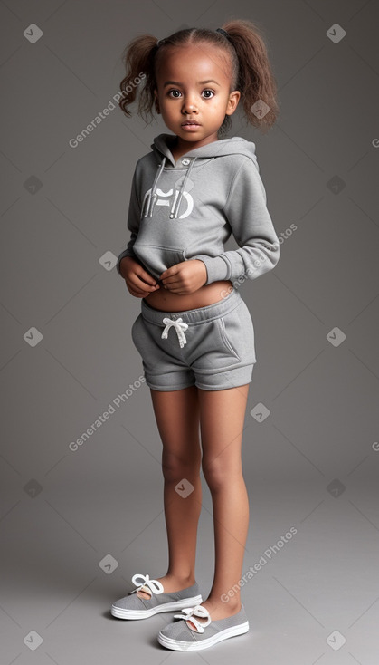 Malian infant girl with  gray hair