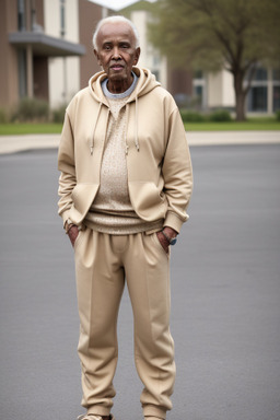 Somali elderly male with  blonde hair