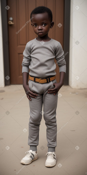 Togolese infant boy with  gray hair