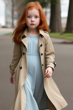 Canadian infant girl with  ginger hair