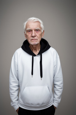 Estonian elderly male with  white hair