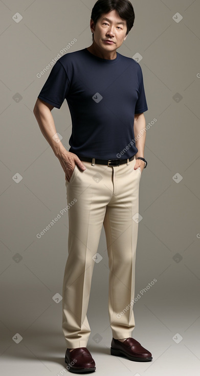 South korean middle-aged male 