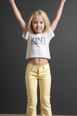 Australian child girl with  blonde hair