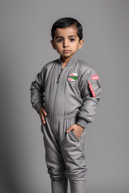 Emirati infant boy with  gray hair