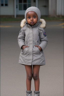 Somali infant girl with  gray hair