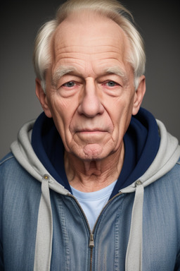 American elderly male with  blonde hair