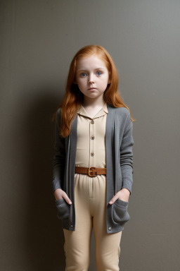 Guatemalan child girl with  ginger hair