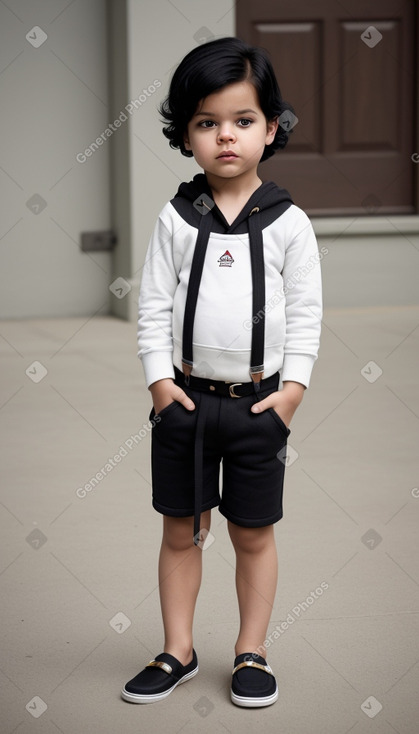 Danish infant boy with  black hair