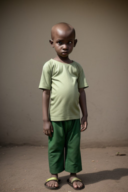 Tanzanian infant boy with  ginger hair